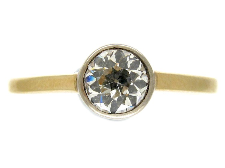 Diamond Edwardian Solitaire Ring