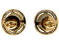 Rock Crystal & Diamond Earstuds