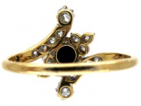 Sapphire & Diamond Edwardian Twist Ring