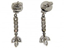 Retro Diamond Drop Earrings