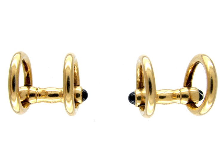 Cartier Stirrup 18ct Gold Cufflinks