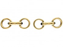 Cartier Stirrup 18ct Gold Cufflinks