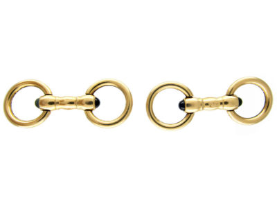 Cartier Stirrup 18ct Gold Cufflinks