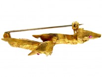 Siluki Double Dog Brooch