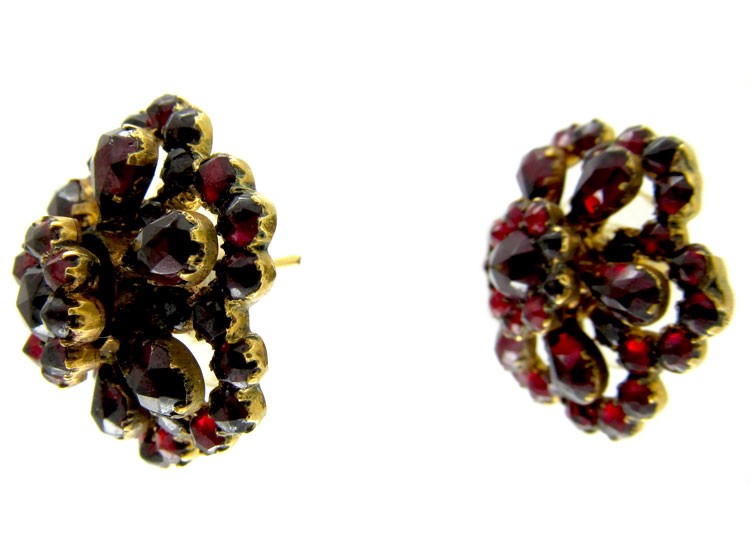 Bohemian Garnet Earrings
