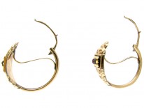 Georgian Gold Hoop Earrings