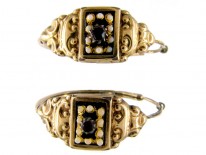Georgian Gold Hoop Earrings