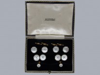 9ct White & Yellow Gold Dress Set