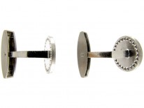 1960s Diamond & 18ct White Gold Cufflinks