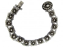 Georgian Cut Steel Bracelet