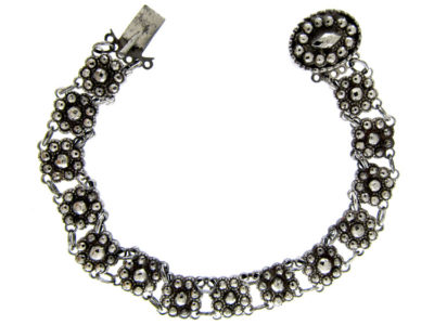 Georgian Cut Steel Bracelet