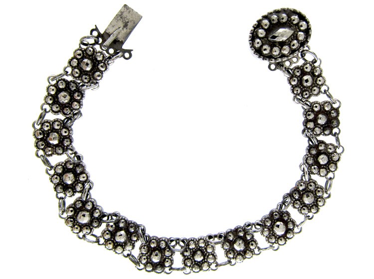 Georgian Cut Steel Bracelet