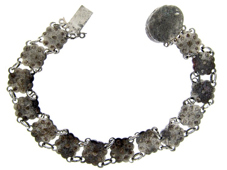 Georgian Cut Steel Bracelet