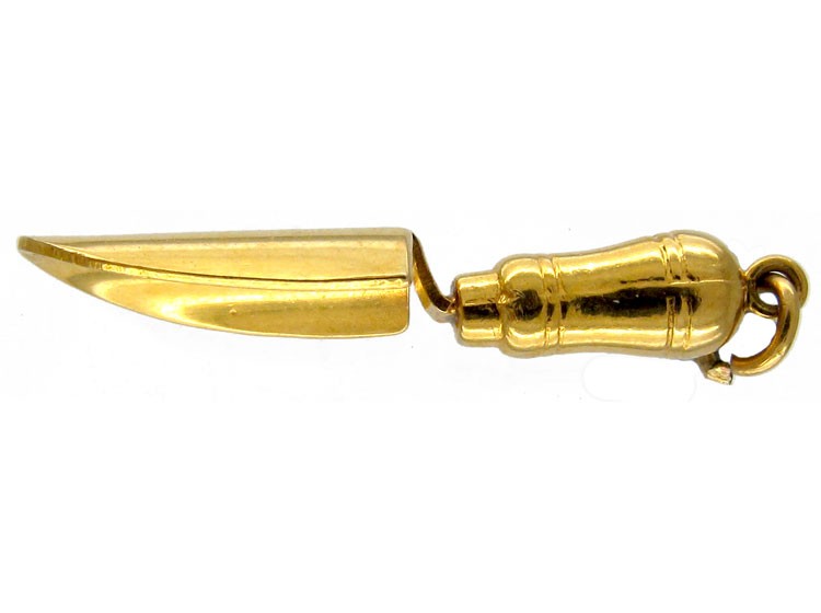 Gold Trowel Charm