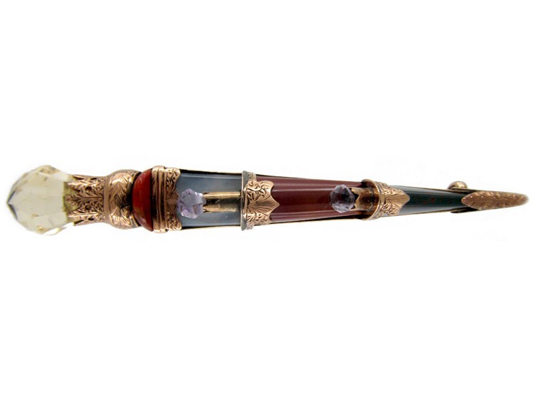Victorian Gold Scottish Dirk
