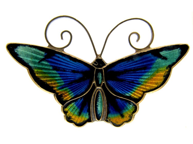David Andersen Butterfly Brooch
