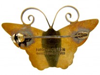 David Andersen Butterfly Brooch