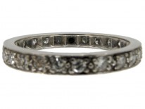 Emerald 18ct White Gold Eternity Ring