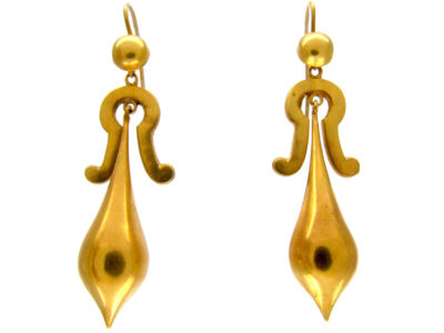 Victorian Gold Drop Earrings