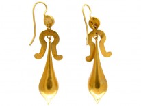 Victorian Gold Drop Earrings
