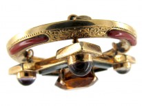 Gold Scottish Celtic Brooch