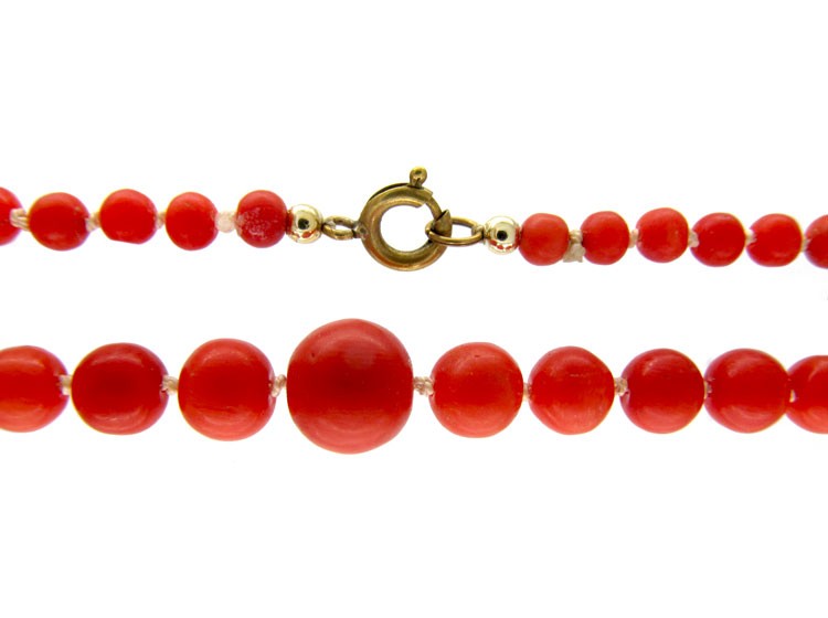 Victorian Coral Necklace
