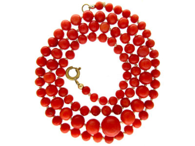 Victorian Coral Necklace