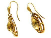 Victorian 15ct Gold Drop Earrings