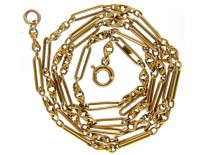 15ct Gold Decorated Chain