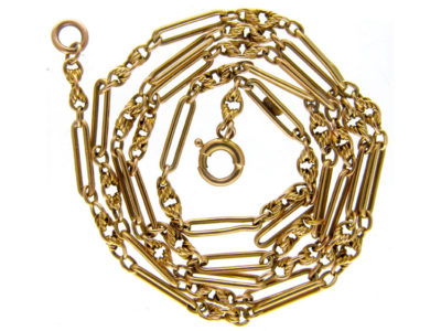 15ct Gold Decorated Chain