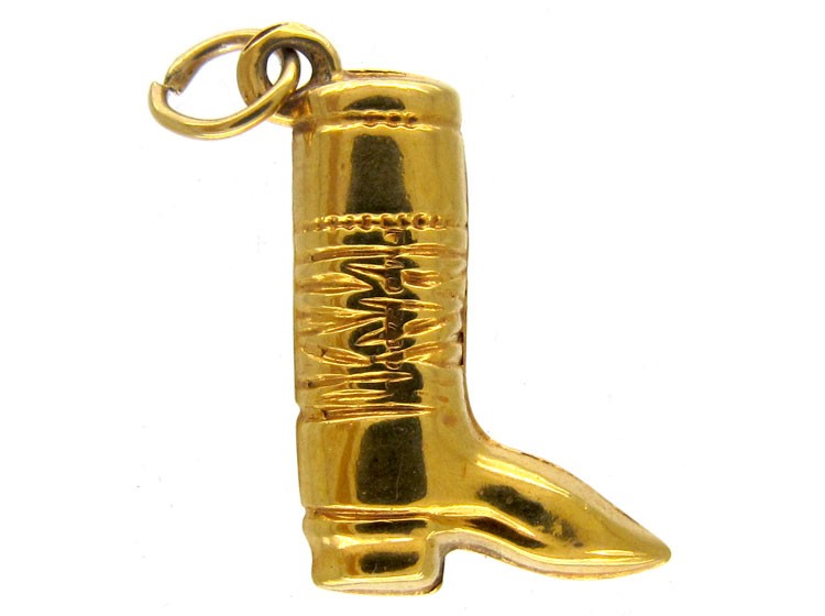 Gold Boot Charm
