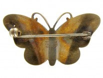 Small Yellow Butterfly Brooch