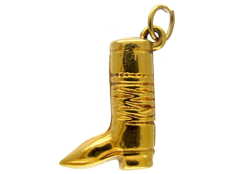 Gold Boot Charm