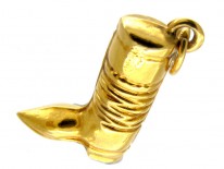 Gold Boot Charm