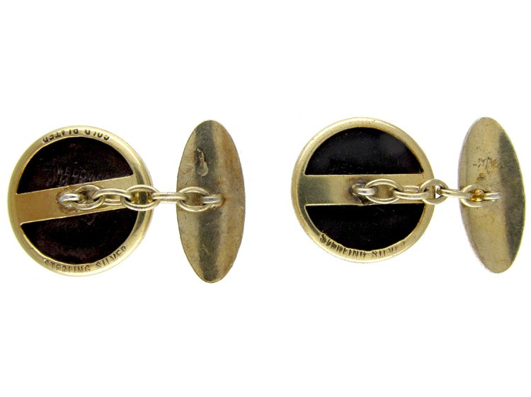 Silver Wedgwood Horse Cufflinks