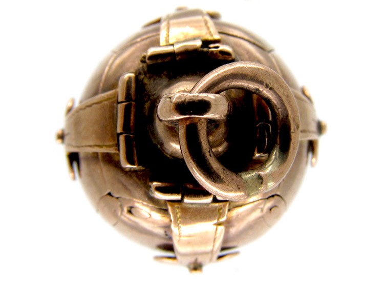 9ct Gold Masonic Ball Locket