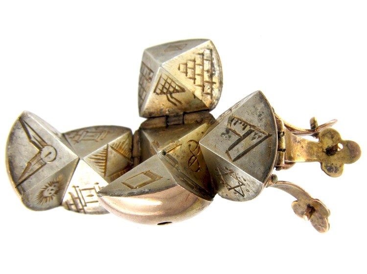 9ct Gold Masonic Ball Locket