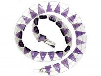 Amethyst & Rock Crystal Necklace
