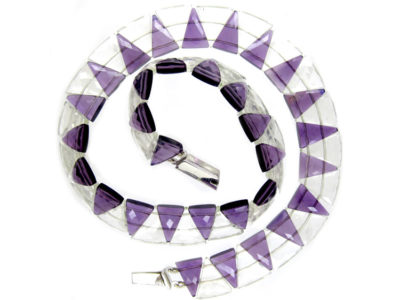 Amethyst & Rock Crystal Necklace