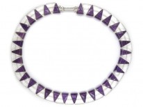 Amethyst & Rock Crystal Necklace