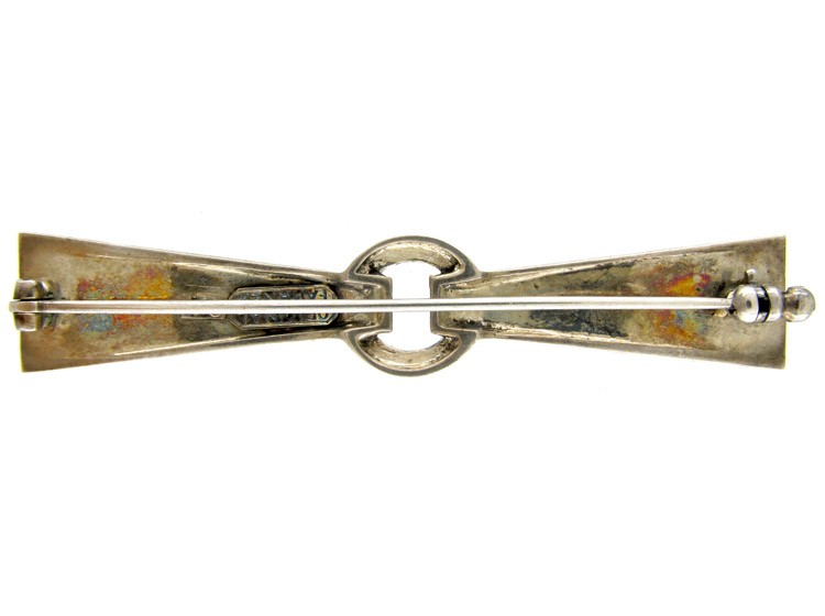 Theodor Fahrner Silver & Turquoise Brooch