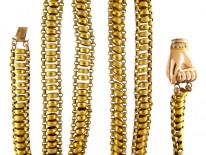 Georgian 18ct Gold Guard Chain