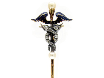 Caduceous Tie Pin