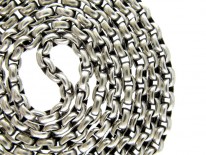 Victorian Silver Long Guard Chain