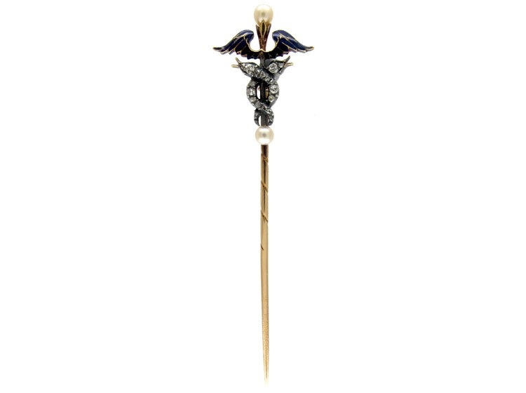 Caduceous Tie Pin
