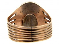 Georgian Miniature Mourning Ring of Man