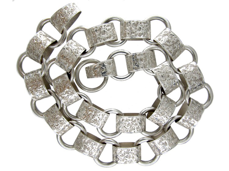 Victorian Silver Collar