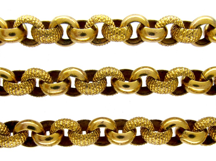 Large Georgian Pinchbeck Chain