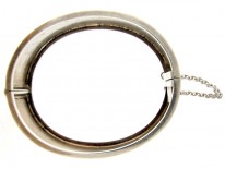 Silver Edwardian Engine Turned Bangle
