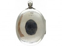 Victorian Silver Buckle Design Locket